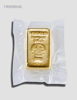 Goldbarren Gussbarren 250g