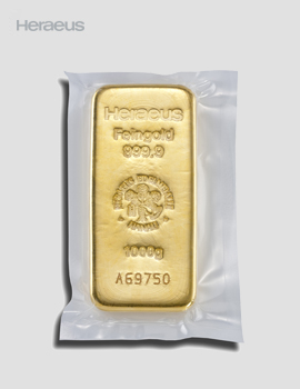 Goldbarren Gussbarren 1000g