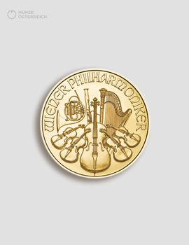 Gold Wiener Philharmoniker 1/4 Unze