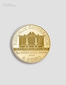 Gold Vienna Philharmonic 1/25 ounce