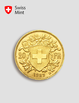 Gold coin Vreneli 20 sfr