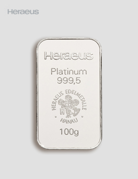 Platinum bar 100g