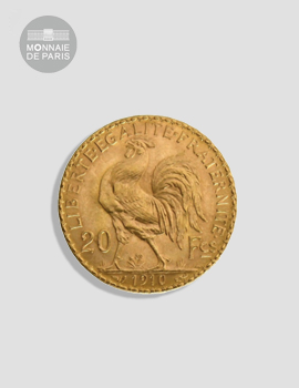 Gold coin 20 Francs France Marianne